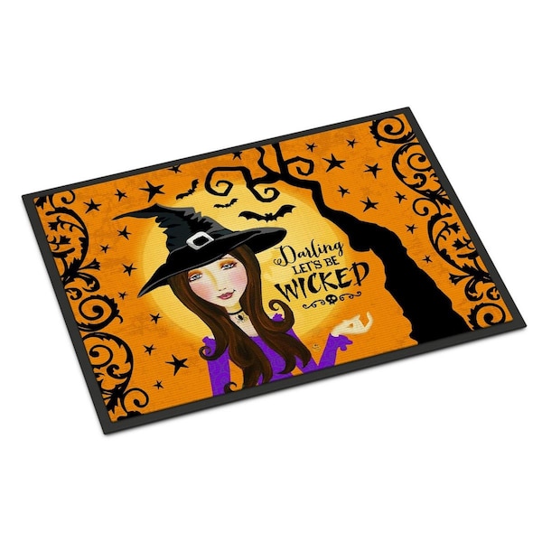 Carolines Treasures Halloween Wicked Witch Indoor or Outdoor Mat 18x27 VHA3019MAT - main